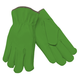 Best <b>Performance</b> Leather Workwear Gloves Breathable Comfortable Heat Resistant Anti-Slip Adjustable Wristlet for Safety - Product Image 4