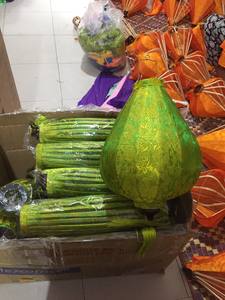 Round Hanging Silk <b>Lanterns</b> for Festival Decoration/ Tradition <b>Rattan</b> <b>Lantern</b> - Product Image 6