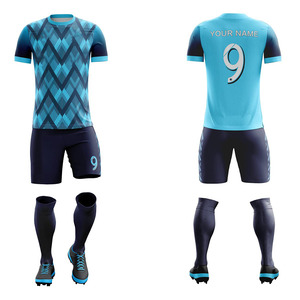 Ensemble de maillots de football d'été en polyester respirant Short de football original pour hommes femmes - Product Image 2