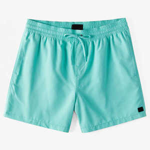 Pantalones cortos de gimnasio para hombre atléticos de color liso con cordón de poliéster de 145 gramos de verano al por mayor - Product Image 3