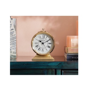 Reloj de bolsillo Retro creativo para sala de estar, reloj de mesa silencioso, americano, artesanal, colgante de escritorio - Product Image 3