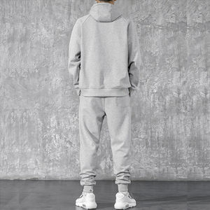 ชุดกีฬาผู้ชายแบบสั่งทำ 2 ชิ้น ชุดวอร์มกันลม ระบายอากาศได้ดี ผลิตจากโพลีเอสเตอร์ พิมพ์ลาย มีฮู้ด ชุดวิ่งออกกำลังกาย สีพื้น ผ้าหนาพิเศษ - Product Image 2