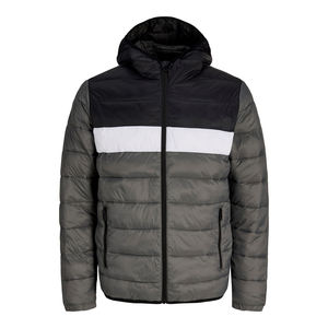 Veste matelassée personnalisée en gros pour hommes, veste coupe-vent décontractée d'hiver, veste matelassée en ripstop, style streetwear, gilet OEM - Product Image 1