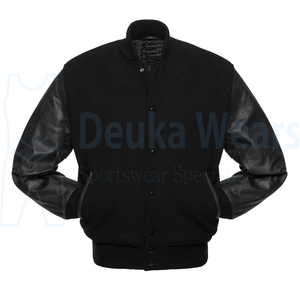 Low Moq Quick Dry Chenille Embroidered Letterman <b>Jackets</b> Customized Design <b>Baseball</b> <b>Bomber</b> <b>Jacket</b> With PU Leather Sleeves OEM - Product Image 1