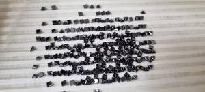 10 quilates negro princesa corte moissanita diamante facetado diamante al por mayor moissanita - Product Image 5