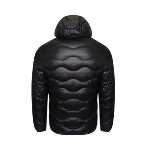 ¡Novedad de 2025! Chaqueta acolchada de algodón cálida para invierno con cuello levantado para hombre, logotipo personalizable, estilo callejero, teñido liso para exportación - Product Image 4