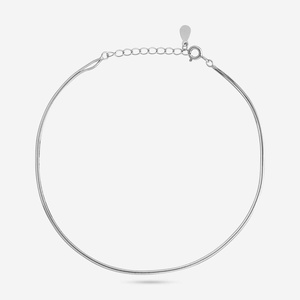Chaîne de cheville Payal en argent 92,5, bijou simple en acier inoxydable et alliage plaqué or avec diamant et perle, cadeau pour toutes les occasions - Product Image 1