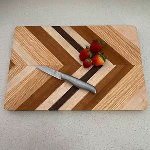 Planche à découper et plateau de service en bois Forme rectangulaire durable 12mm d'épaisseur - Product Image 1