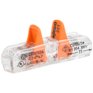 Wago 221-2411 Connettore a Morsetto Passante con Leva 2 vie - Product Image 3