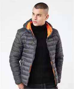Meilleure qualité hommes grande taille doudoune hiver chaud bouffant veste col montant respirant tricoté tissu grande taille - Product Image 6