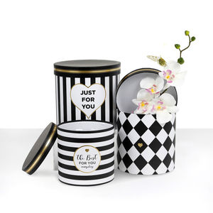 TRIHO TRb-boîte à fleurs ronde de qualité supérieure, coffret cadeau Floral avec couvercles, 1569 - Product Image 2