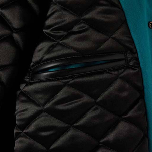 Chaqueta Varsity de Manga Larga con Cuello Alto para Hombre, de Lona y Lana de Primera Calidad, Secado Rápido y Resistente al Viento, para Gimnasio y Actividades al Aire Libre - Product Image 3