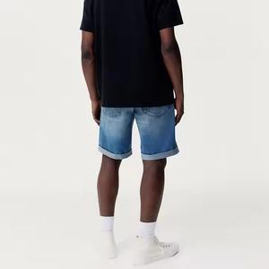 กางเกงขาสั้นผ้ายีนส์สำหรับผู้ชายกางเกงขาสั้นผ้ายีนส์แนววินเทจทรงหลวมแนวสตรีทสำหรับฤดูร้อนของ2025 - Product Image 5