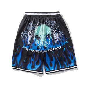 Vêtements de basket-ball en gros, shorts de basket-ball, taille plus, vêtements de sport en maille pour hommes, polyester, couleur personnalisée - Product Image 1