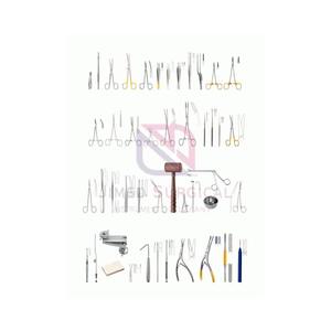 Juego de Instrumentos Quirúrgicos de Acero Inoxidable de Alta Calidad JI-1003 y Herramientas Quirúrgicas Manuales para Profesionales Médicos - Product Image 1