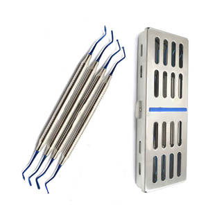 Kit de examen dental de 4 piezas, 1 pinza universitaria, 1 escalar con mango de espejo y 1 kit de estudiante de higiene de sonda - Product Image 6