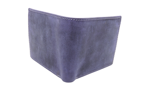 Designer <b>Men's</b> Genuine Blue Leather RFID Blocking <b>Wallet</b> <b>with</b> Card Slots Vintage Style Customised <b>Zip</b> Compartment <b>Coin</b> <b>Pocket</b> - Product Image 2