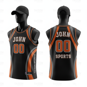 Camiseta de Baloncesto para Hombre, 160 GSM, Malla de Poliéster Transpirable, Azul Cielo, Blanco, Naranja, Panel Diagonal, Sublimación, Logotipo Personalizado del Equipo - Product Image 6