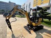 Excavator Mini Caterpillar 301.7 CR Baru Mesin Cat Asli 1.7 Ton Zero Tail Penggali Kecil Buatan Jepang CAT303.5E2