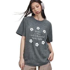 Tendance de l'été chaud personnalisé grande taille femmes T-Shirt graphique Style décontracté 100% coton vente en gros femmes T-Shirt vêtements Bangladesh - Product Image 1