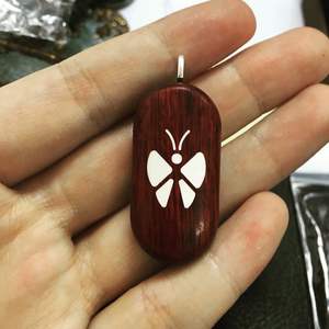 FOR <b>NECKLACES</b> FOR WOMEN MEN NATURAL <b>LARGE</b> BOHO TRIBAL SONO WOODEN <b>Pendant</b> on Adjustable Cord Handmade <b>Necklace</b> - Product Image 4