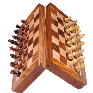 Échiquier et pièces en métal faits à la main de luxe, ensembles d'échecs à thème, planches en bois, plateau de jeu - Product Image 5