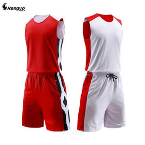 Conjunto de camisetas de baloncesto para hombre, uniformes reversibles de doble cara para la universidad, trajes de entrenamiento deportivo transpirables de secado rápido - Product Image 4