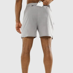 Pantalones cortos de entrenamiento de poliéster personalizados para hombre, pantalones cortos de entrenamiento para correr, gimnasio, deportes, informales, Fitness para hombre, pantalones cortos de diseño personalizado para hombre - Product Image 4