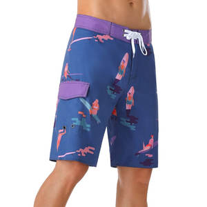 กางเกงขาสั้นชายสำหรับฤดูร้อนปี 2024 คุณภาพสูง ระบายอากาศได้ดี แห้งเร็ว ความยาวระดับเข่า พร้อมลายพิมพ์แบบ Sublimation Transfer - Product Image 2