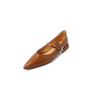 Nouveau 2025 rétro Mary Jane chaussures pour femmes 2025 nouveau Style polyvalent souple bracelet en cuir bouche peu profonde grossière suivi chaussures - Product Image 1