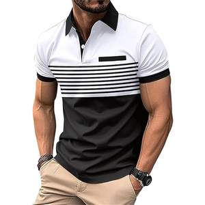 Camiseta Deportiva de Manga Corta para Hombre, 100% Algodón de Alta Calidad, con Bolsillo Personalizado y Estampado Antiencogimiento, para Verano - Product Image 2