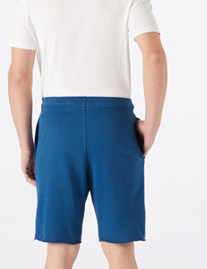 Shorts Bermuda unisexes décontractés d'été respirants à taille haute avec poches, en coton/polyester uni, séchage rapide, cordon de serrage personnalisé pour homme - Product Image 5