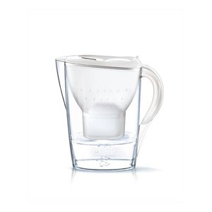 MARELLA 1051439 Brita pour Maxtra Pro Kit de carafe filtrante à eau blanche avec filtre de 2,4 L pour une utilisation à la maison ou au bureau - Product Image 1