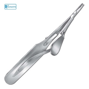 Portaagujas Arruga de Acero Inoxidable, Instrumento Médico Manual para Operaciones Quirúrgicas, Certificado CE Clase II, Seis Flores/OEM - Product Image 1