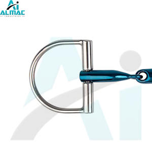 Broca de caballo en forma de D equilibrada de ALMAC con doble articulación para mejorar la respuesta del caballo y la sensación de rienda adecuada para entrenamiento y equitación - Product Image 3