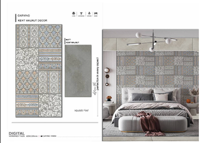 Carreaux de sol intérieurs de haute qualité 600x1200mm, céramique en porcelaine, surface mate émaillée, moderne, 8MM d'épaisseur, pour la décoration de la maison - Product Image 4