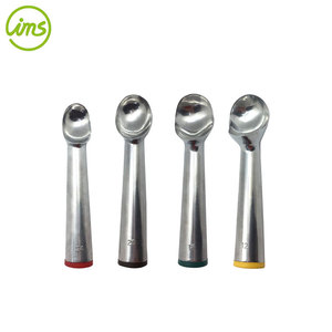 Juego de 4 Cucharas para Helado de Aluminio Pulido con Logotipo Personalizado Ecológico Hecho en Taiwán - Product Image 6