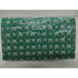 À la mode dames toile pochette sacs à main avec fermeture éclair haut mode avant Zari broderie Semi pierres précieuses perle chaîne perles décoration - Product Image 6