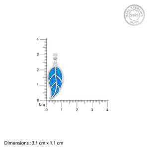 À la mode Argent Mystique Bleu Feuille Pendentif Lien Chaîne En Acier Inoxydable Or Avec Amant Numéro Fleur Motifs Diamant Perle Ensemble - Product Image 3