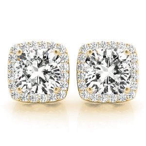 14K <b>Solid</b> Gold Moissanite Diamond Hip Hop <b>Earrings</b> 925 Luxury <b>Silver</b> Stud Star <b>Earrings</b> for Women Moissanite Jewelry - Product Image 1