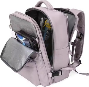 Groot Intern Frame Polyester Reisrugzak-Handbagage Vlucht Goedgekeurd Laptop Werk Zakelijke Rugzak Ritssluiting 36-55l Capaciteit Voor - Product Image 1