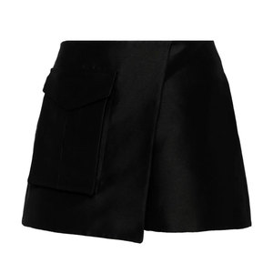 2024 Fabricante de fábrica hecho a medida Pantalones cortos de satén para mujer Logotipo personalizado Pantalones cortos de satén en blanco para mujer - Product Image 2
