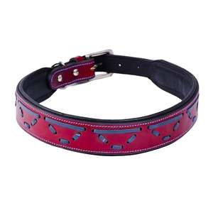 Premium Solid PU Elegant Luxury <b>Dog</b> <b>Collar</b> with Quick Release Adjustable Fit Durable Padding Personalized Made in India - Product Image 1