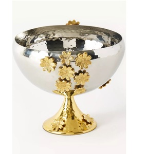 Bol décoratif de qualité d'exportation avec style vintage et métal de haute qualité fabriqué pour la décoration utilise un bol à bas prix. - Product Image 1