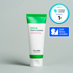 Neul20s K-Beauty Produits de soin de la peau 100ml Spicule Cica Foam Cleanser Exfoliant Nettoyant pour le visage Niacinamide Anti-Acné Sensible - Product Image 1