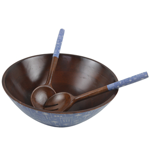 ชามไม้สำหรับเสิร์ฟสลัดและเสิร์ฟอาหารชามสลัดไม้แบบแฮนด์เมดออกแบบใหม่สำหรับเครื่องครัวดีไซน์ชาม - Product Image 5