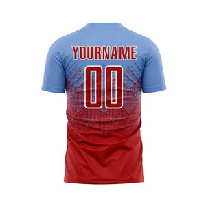 Camiseta Deportiva de Verano, Transpirable, de Secado Rápido, Manga Corta, Sublimada, con Tela de Poliéster Suave para Ropa Deportiva - Product Image 4