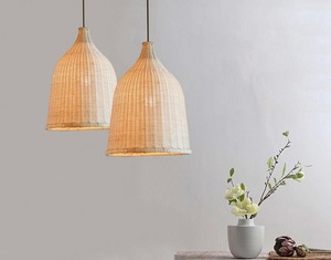 Meilleur choix de design, abat-jour en rotin rustique fait à la main, lustre durable, sûr, écologique, naturel - Product Image 3