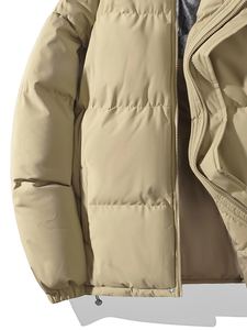 Veste matelassée respirante pour homme, isolation thermique, rembourrage matelassé, imperméable, coupe-vent, veste d'hiver tendance, vente en gros directe d'usine - Product Image 6