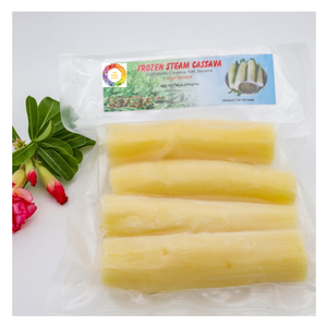 มันสำปะหลังสีเหลืองนึ่งแช่แข็งพร้อมรสชาติหวานตามธรรมชาติบรรจุสุญญากาศแช่แข็งอย่างรวดเร็วเพื่อความสด - Product Image 1